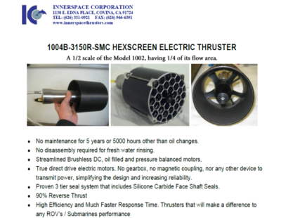 1004B-3150R-SMC Electric Thruster Spec Sheet